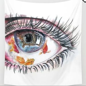 Fish eye tapestry